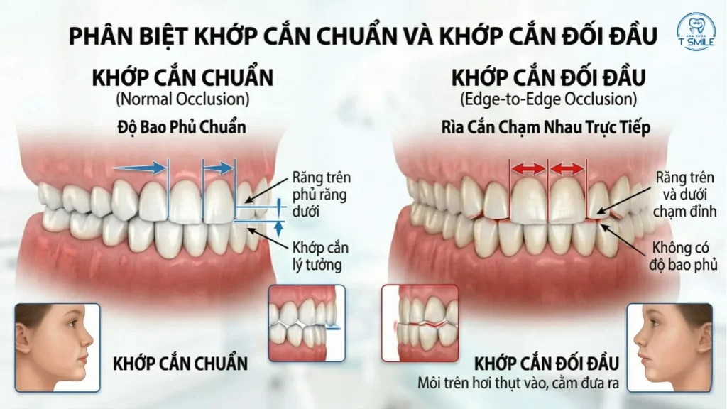 khớp cắn đối đầu là gì
