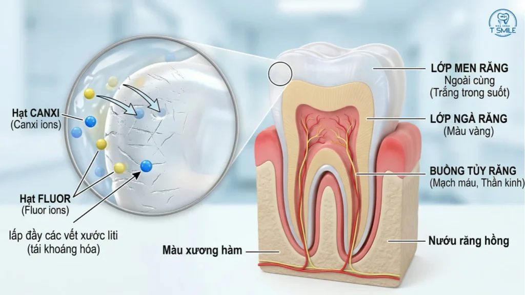 men răng có tự phục hồi không