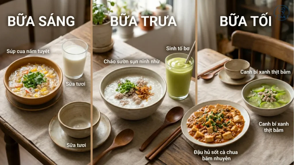 món ăn cho người niềng răng