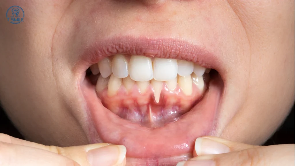 niềng răng bị tụt lợi