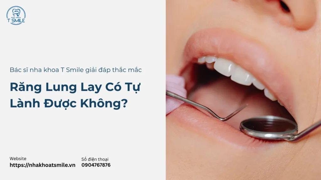 răng lung lay có tự lành được không
