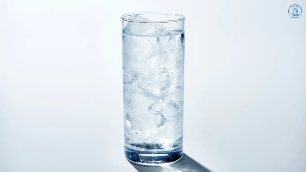 trám răng uống nước đá được không