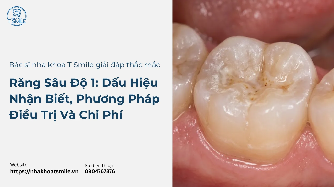 răng sâu độ 1